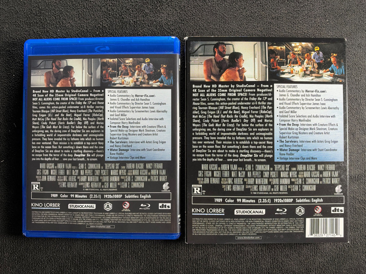 DeepStar Six (Blu-ray, Kino Lorber, Slipcover, 80's Classic, Widescreen)