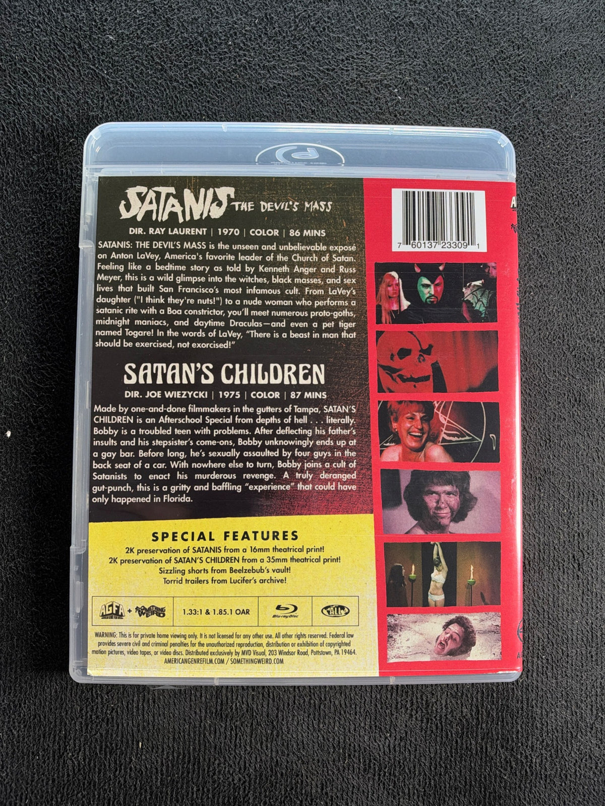 Satanis: The Devil's Mass + Satan's Children (Blu-ray, AGFA, Classic Horror, OOP