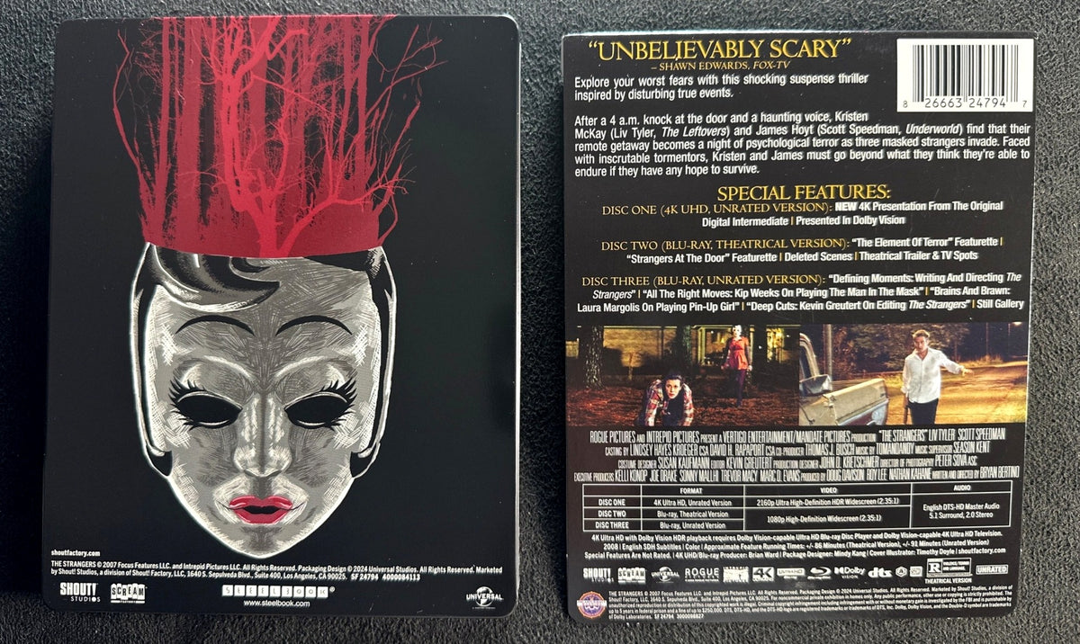 The Strangers (4K UHD, Scream Factory, Steelbook, Limited Edition)