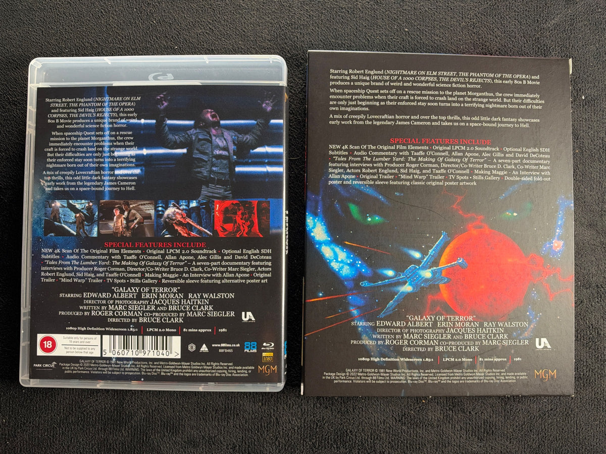 Galaxy of Terror (Blu-ray, 88 Films, Slipcover, 80's Roger Corman's Classic