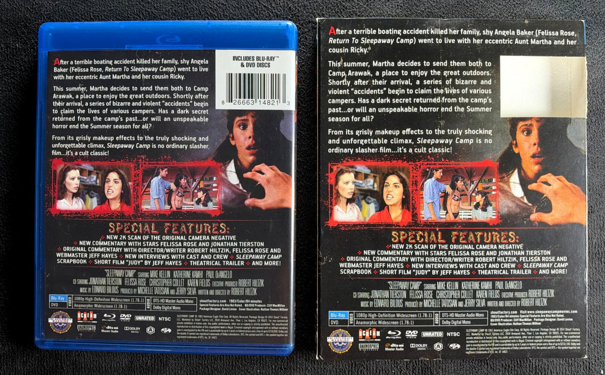 Sleepaway Camp (Blu-ray, Scream Factory, Slipcover Signed Felissa Rose)