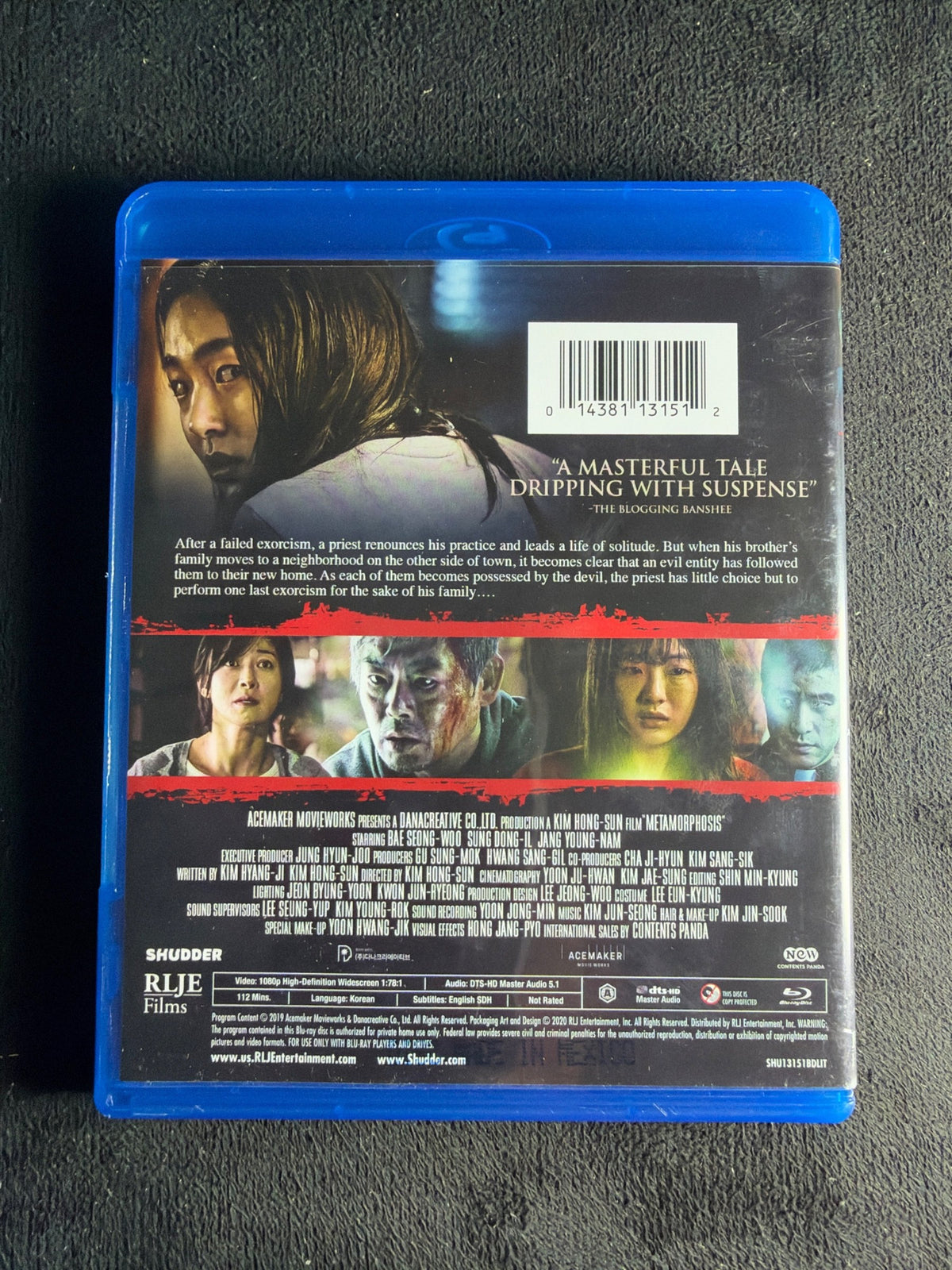 Metamorphosis (Blu-ray, RLJ Entertainment, Shutter Horror, Widescreen)