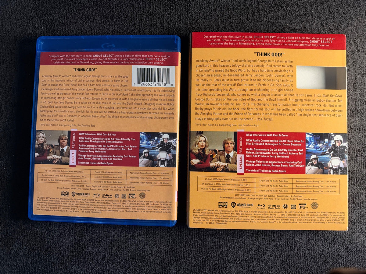 The Oh, God! Collection (Blu-ray, Shout! Factory, Slipcover, Classics)