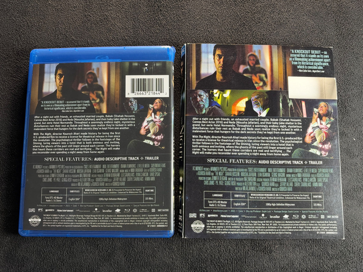 The Night (Blu-ray, Scream Factory, Slipcover, 2021 Horror, Widescreen)