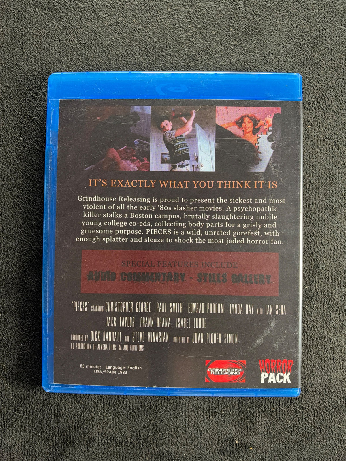 Pieces 1982 (Blu-ray, HorrorPack Exclusive, Limited Edition, Classic)