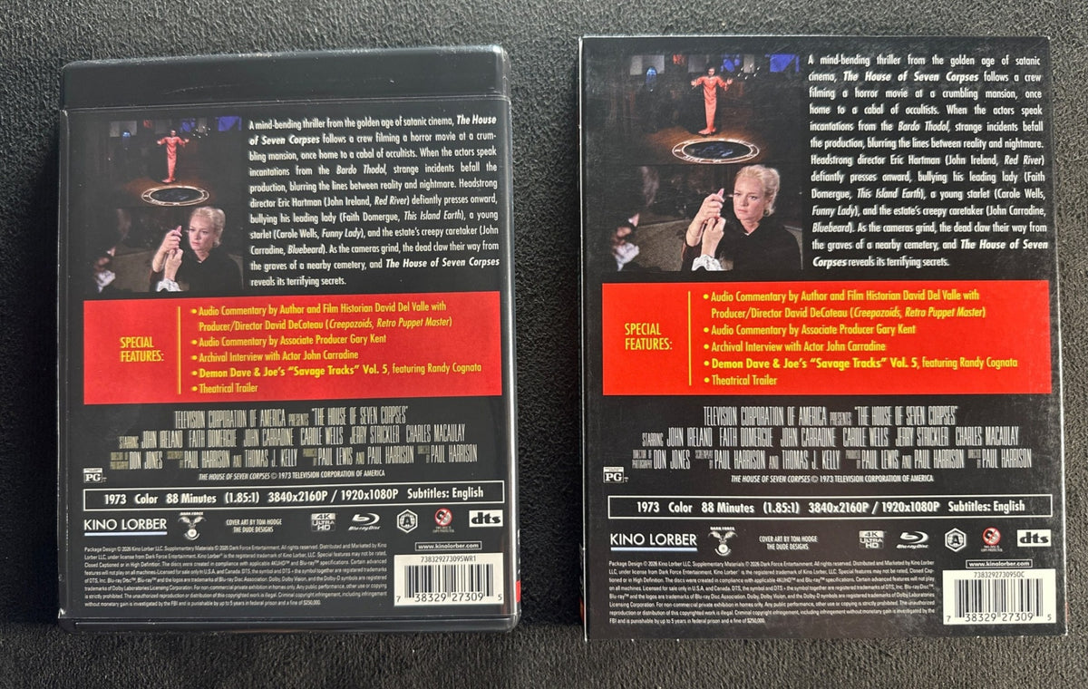 The House of Seven Corpses (4K UHD, Kino Lorber, Slipcover)