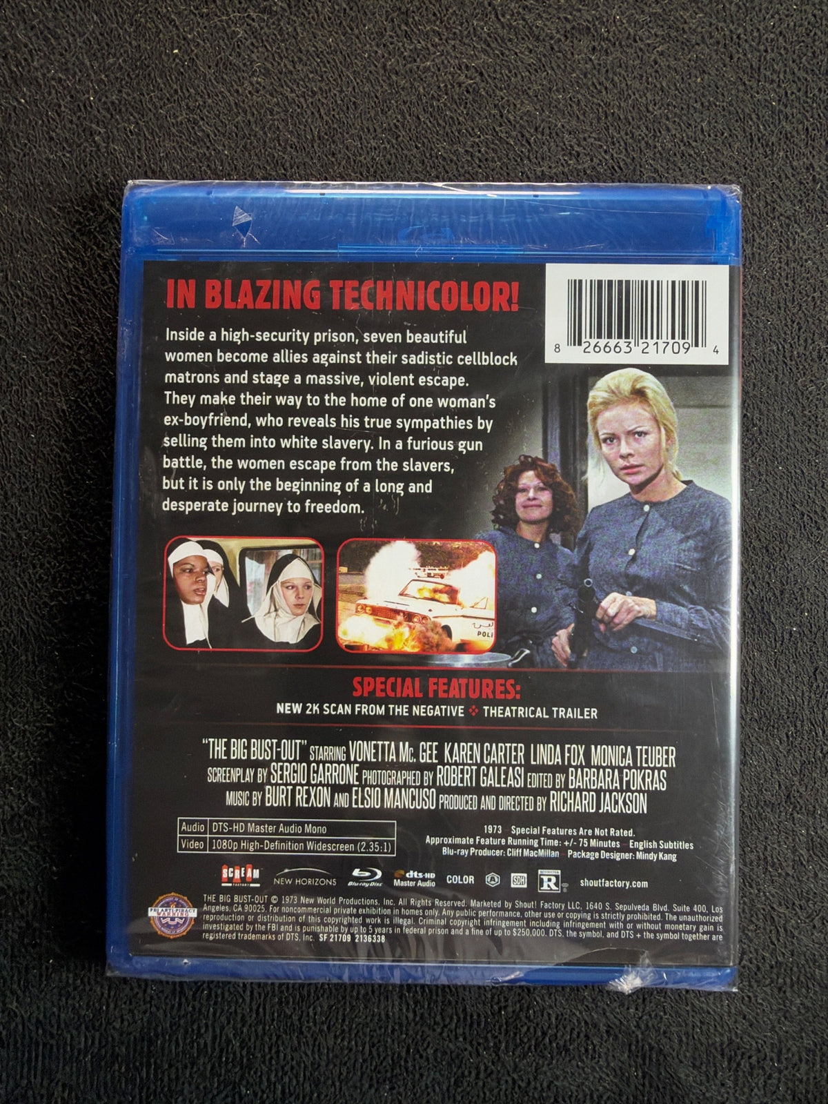 The Big Bust-Out (Blu-ray, Scream Factory, NEW/Sealed)