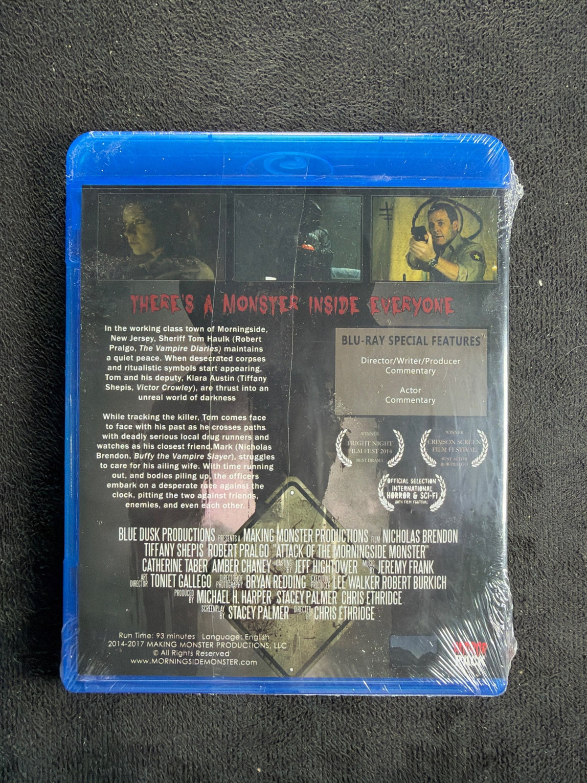 The Morningside Monster (Blu-ray, HorrorPack, Signed X2, NEW/Sealed)