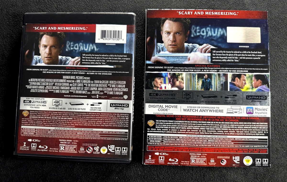 Doctor Sleep (4K Ultra HD, Warner Bros, Slipcover, No Digital)