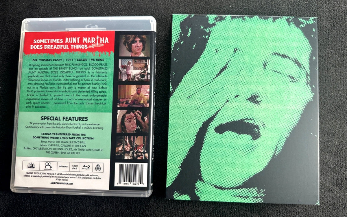 Sometimes Aunt Martha Does Dreadful Things (Blu-ray, Vinegar Syndrome, Slip)