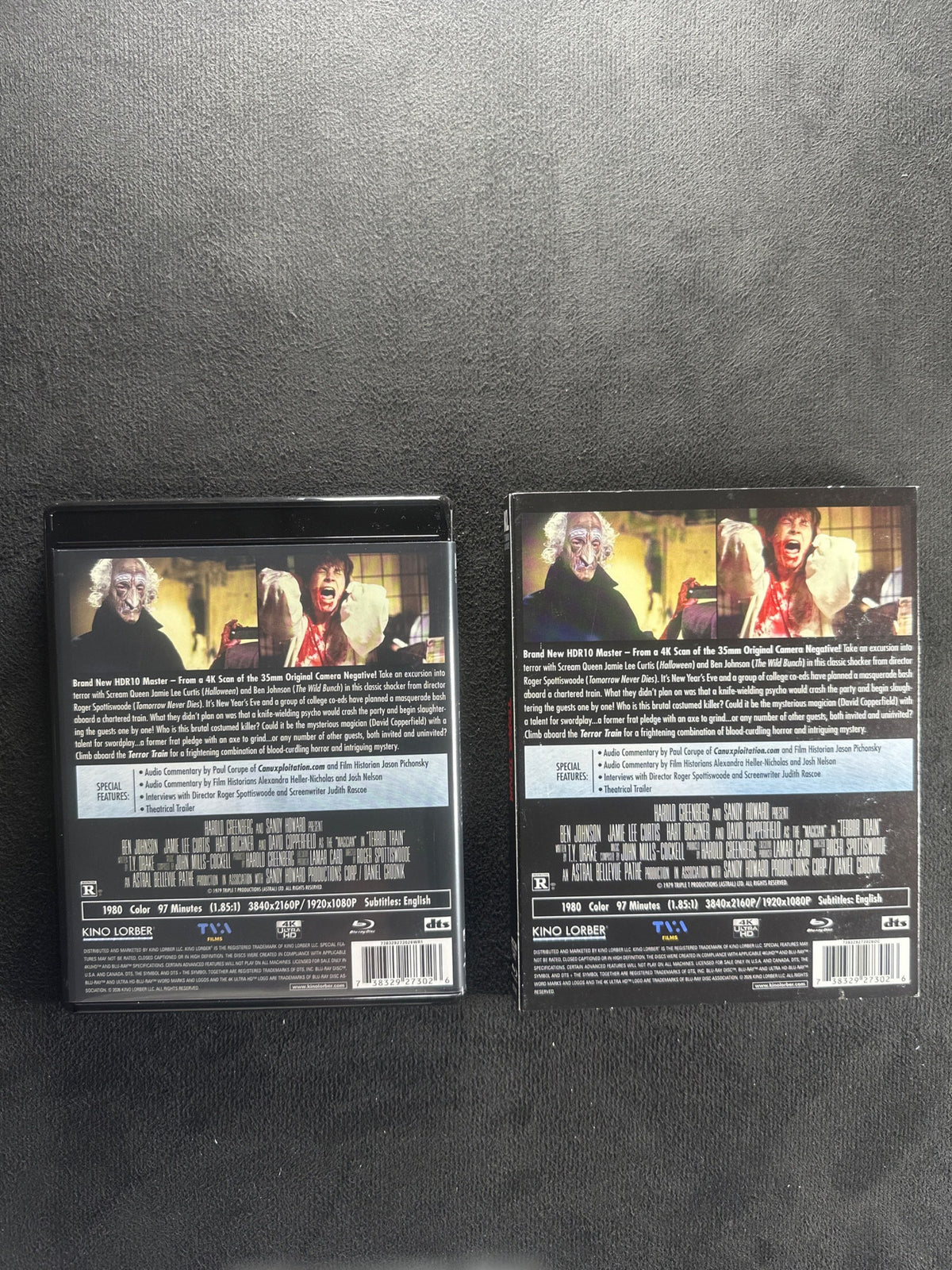Terror Train (4K Ultra HD, Kino Lorber, Slipcover, 80's Classic Horror)