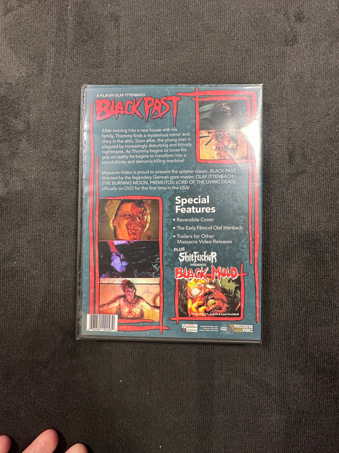 Black Past (DVD, Massacre Video, Olaf Ittenbach Horror)