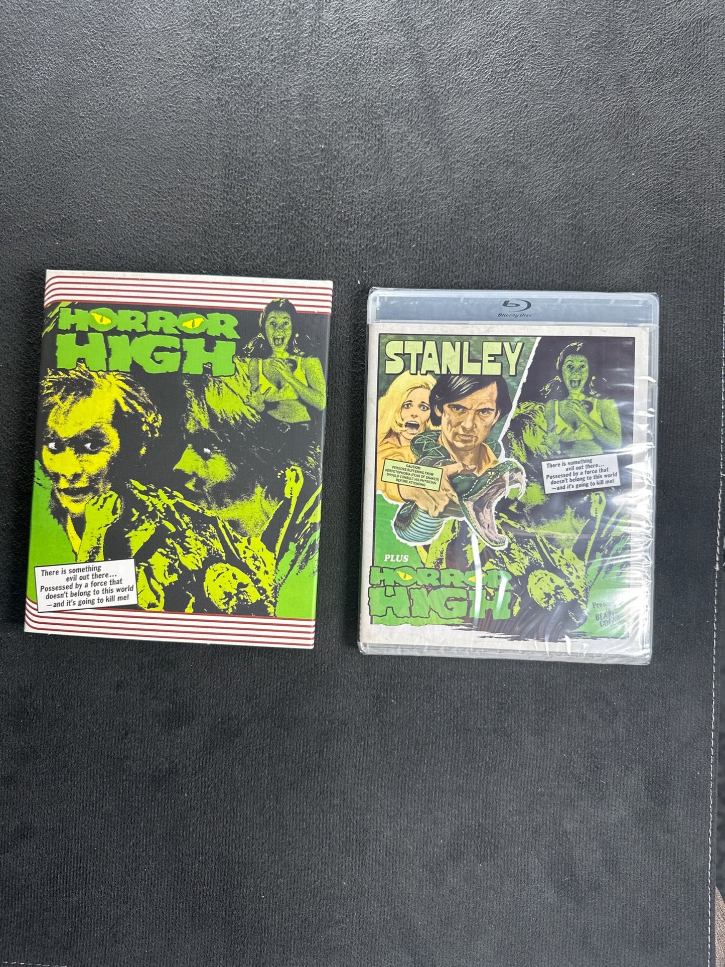 Stanley & Horror High (Blu-ray, Vinegar Syndrome Slipcover, NEW)