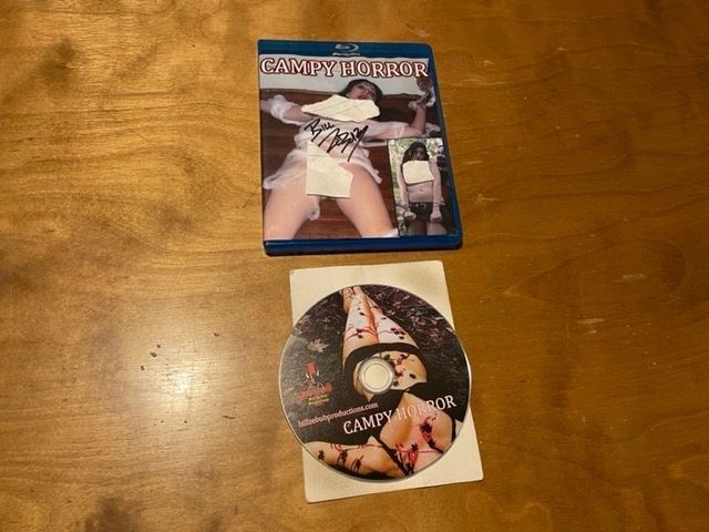 Campy Horror Blu ray - Bill Zebub Productions - Rare - Signed - Kickstarter Exclusive