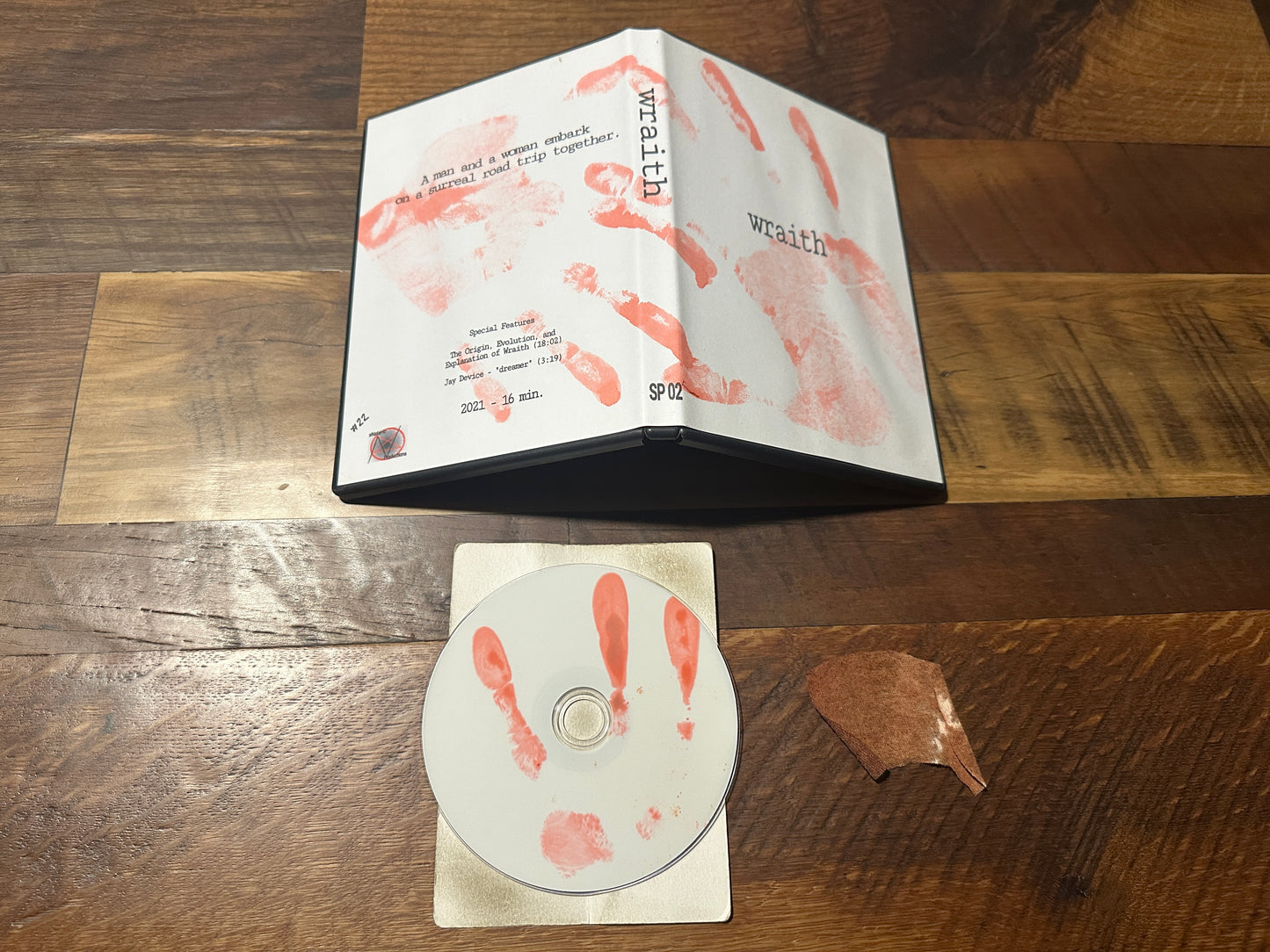 Wraith (DVD-R Obscure Horror, Snatanic Productions, Very Rare, Piece of Fabric)