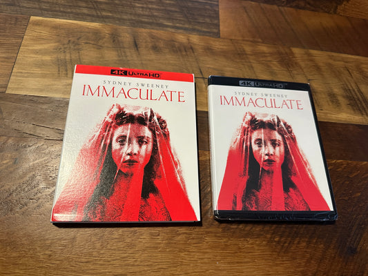 Immaculate 4K Ultra HD-Neon-Sydney Sweeney-Slipcover-NEW