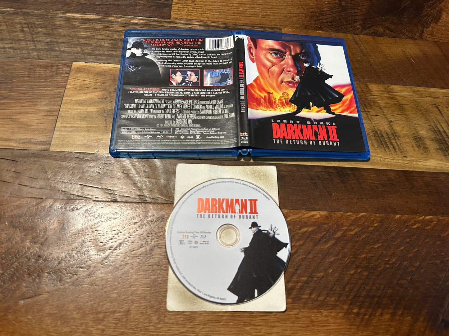 Darkman II (Blu ray, Scream Factory, 90’s Classic, Widescreen)