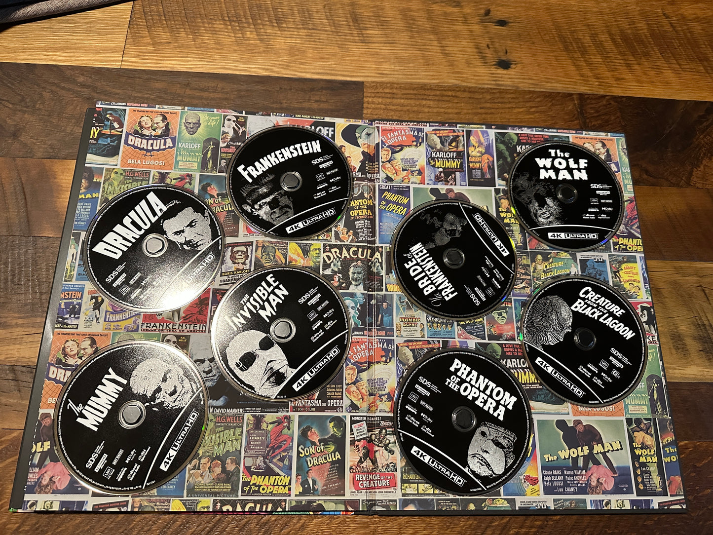 Universal Classic Monsters Limited Ed Collection (4K Ultra HD, Large 8 Disc Set)