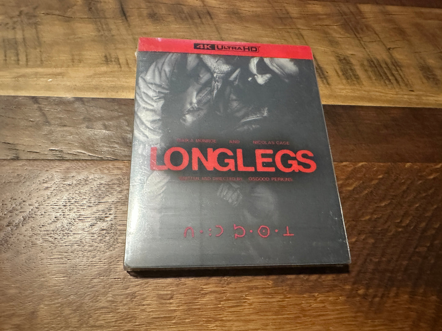Longlegs (4K Ultra HD, Modern Horror, Steelbook, Region Free, Slipcover, NEW)