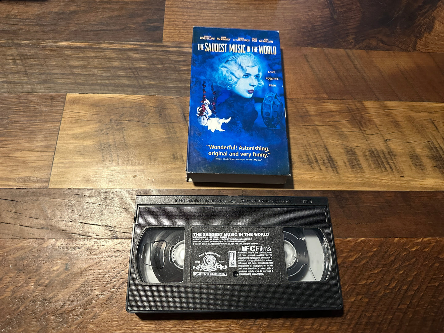The Saddest Music In The World VHS-IFC Films-Classic-Isabella Rossellini