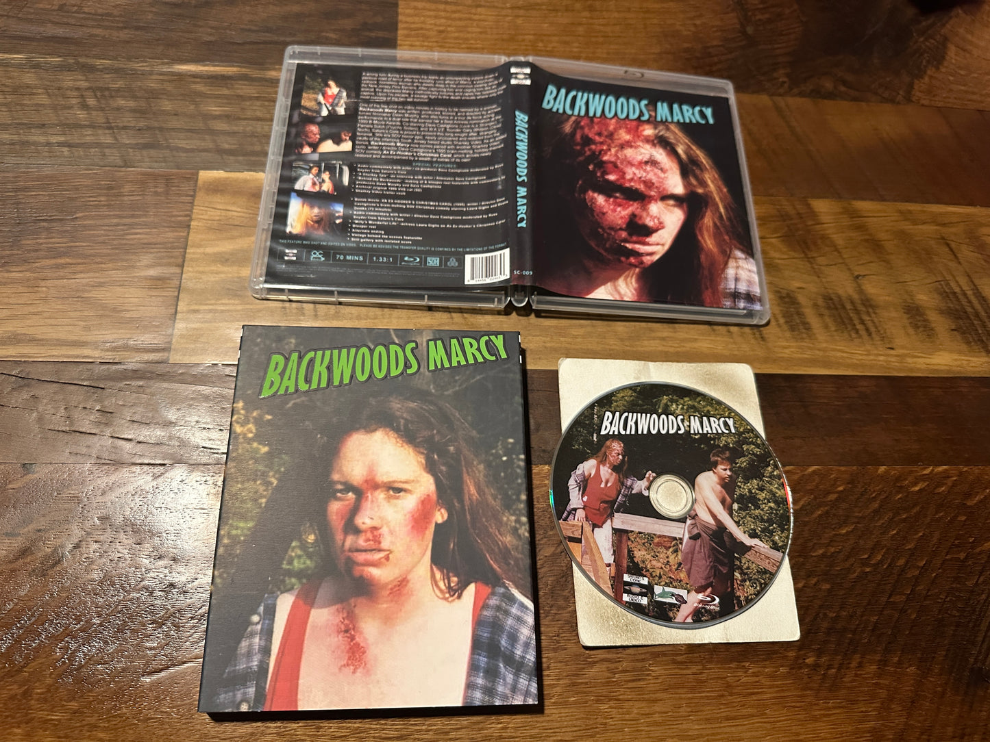 Backwoods Marcy (Blu ray, Vinegar Syndrome, Slipcover, Horror)