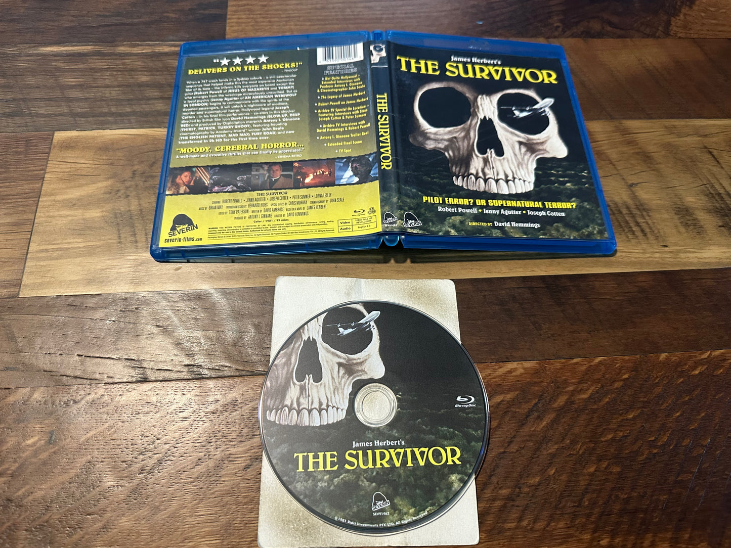 The Survivor Blu ray-Severin Films-80’s Classic Horror-Widescreen-