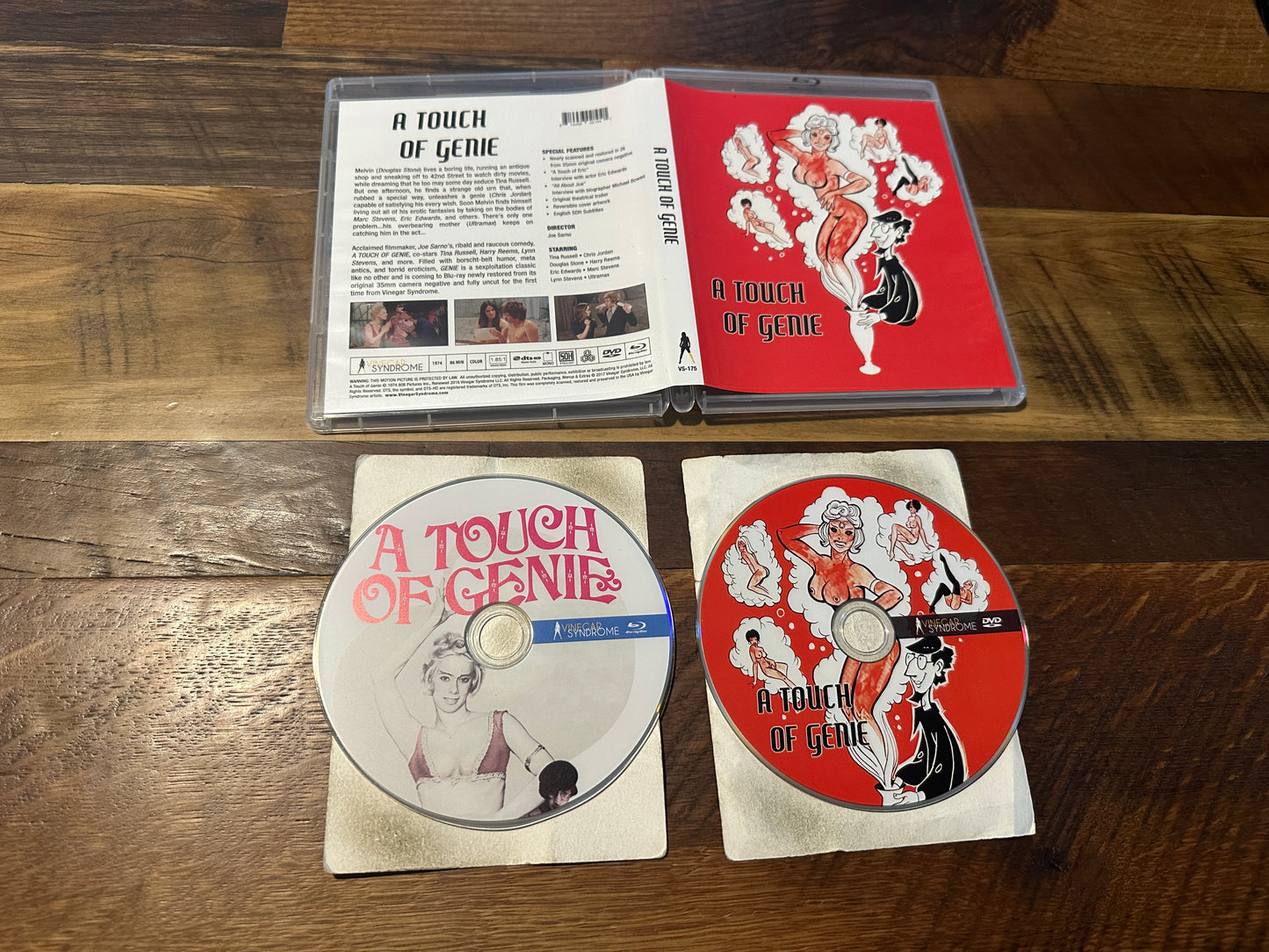 A Touch Of Genie (Blu ray/DVD, Vinegar Syndrome, 2 Disc, 70’s Classic)
