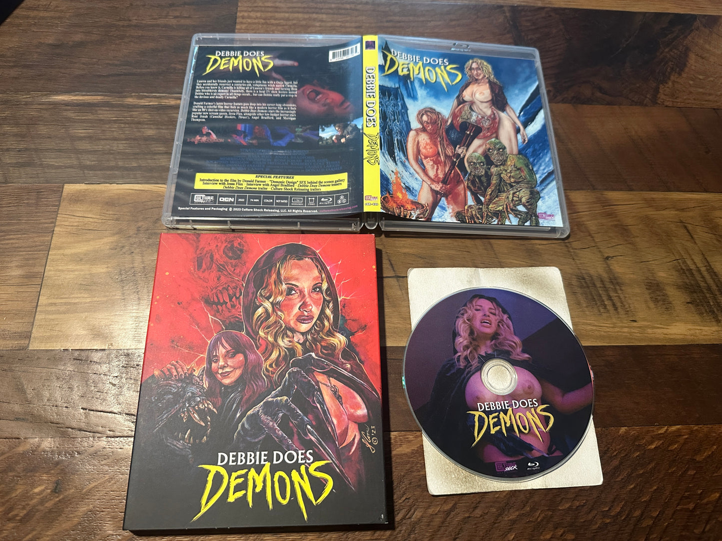 Debbie Does Demons (Blu ray, Vinegar Syndrome Partner Label, Rare Slipcover)
