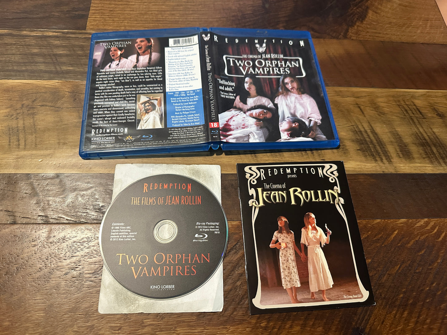 Two Orphan Vampires (Blu ray, Kino Lorber, Jean Rollin 90’s Classic)