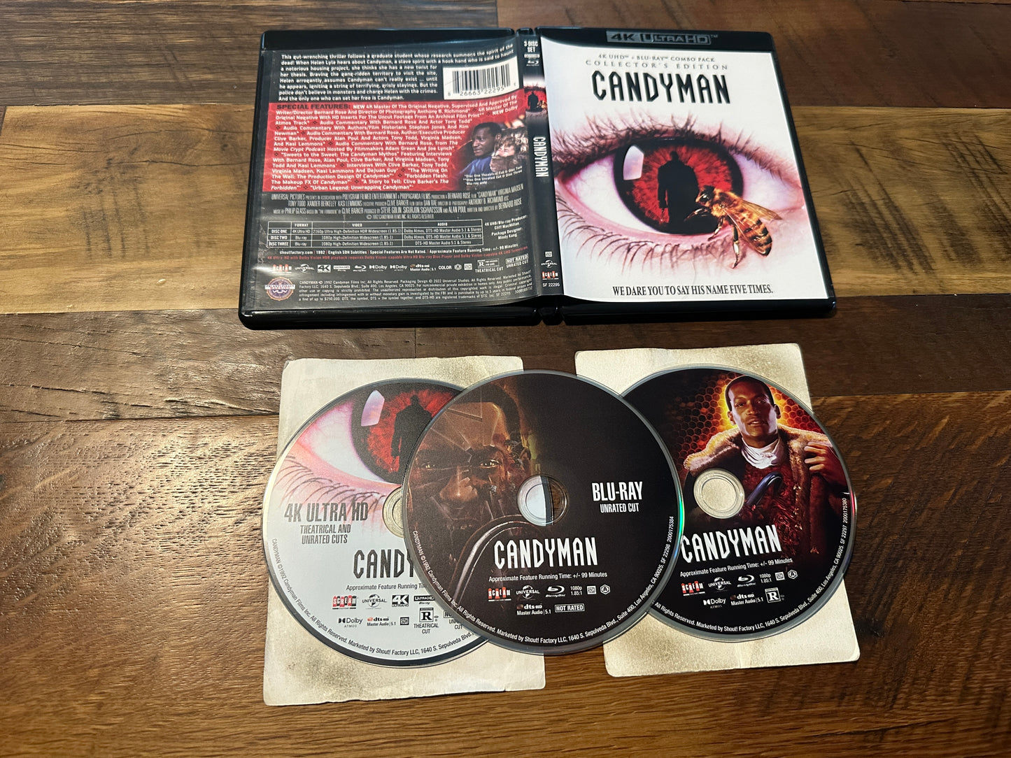 Candyman (4K Ultra HD/Blu ray, Scream Factory, 3 Disc-Collector’s Ed)