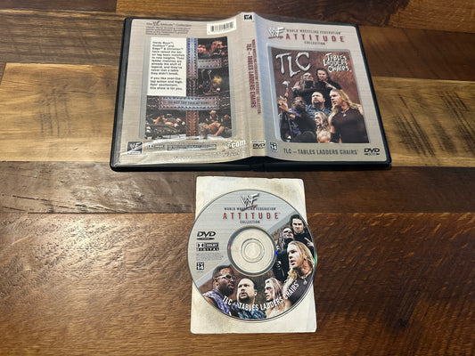 TLC Tables Ladders Chairs DVD-WWF Attitude Collection-OOP