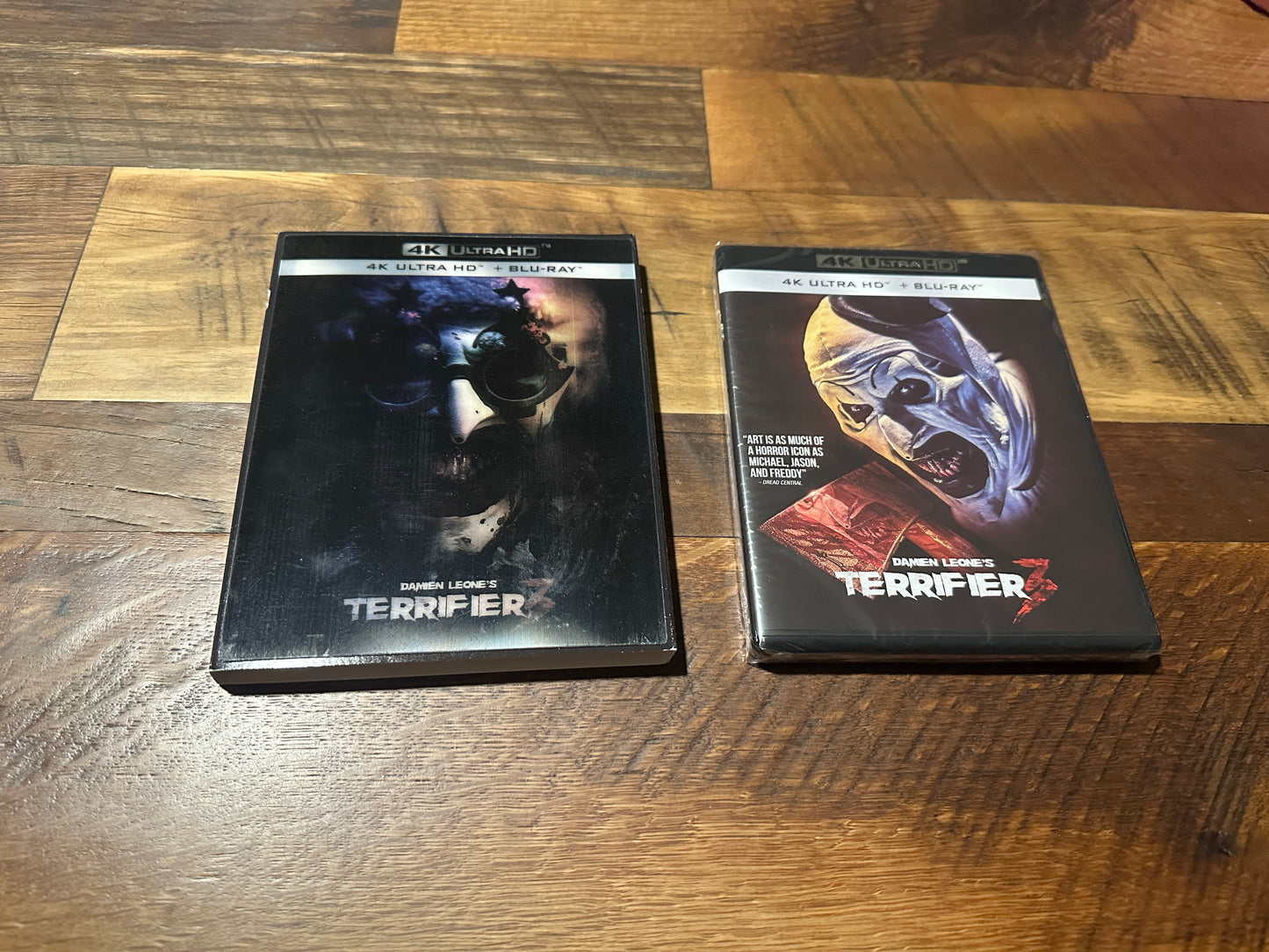 Terrifier 3 4K Ultra HD/Blu ray-Cineverse-Damien Leone-Lenticular Slip-NEW