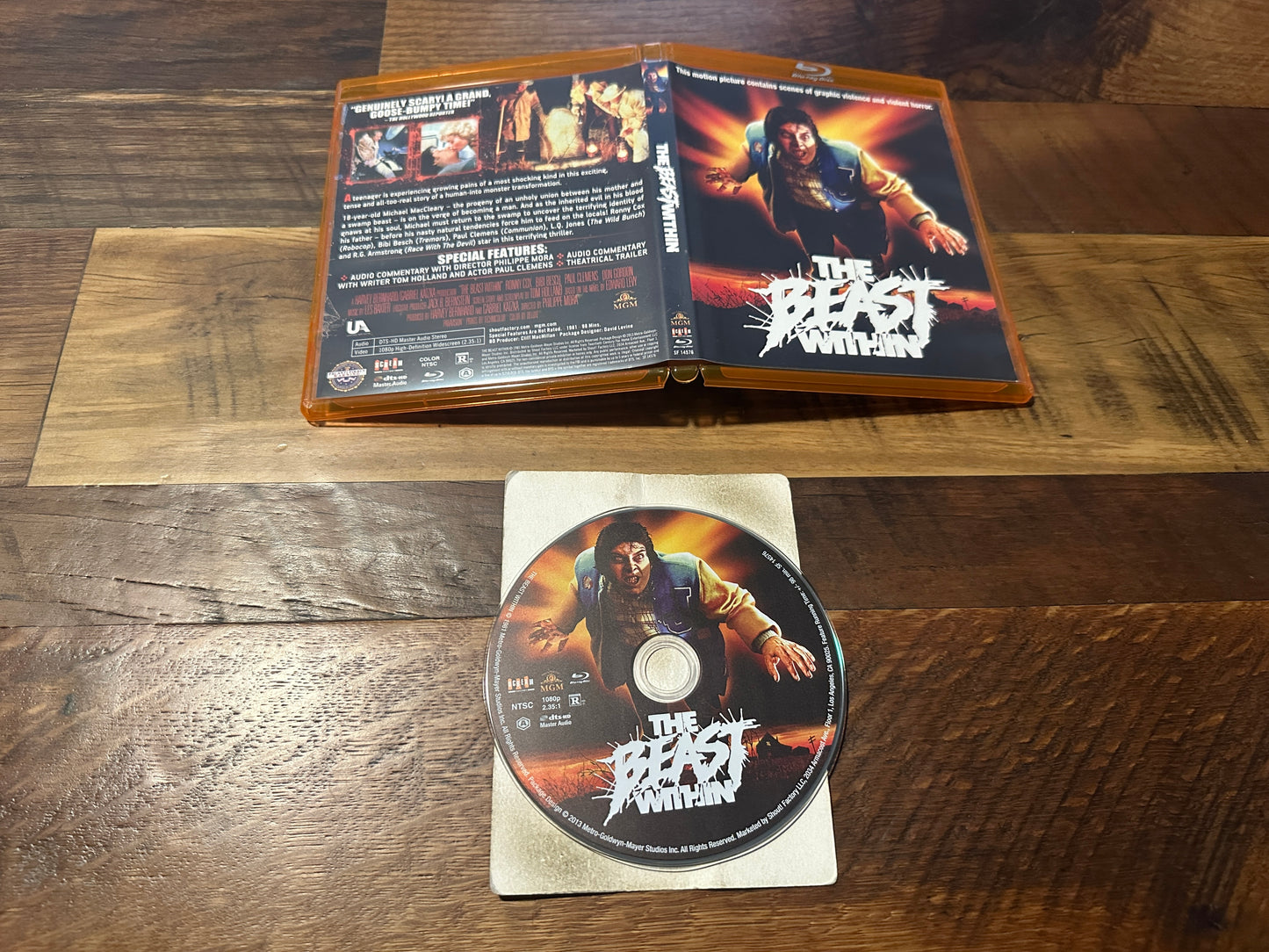 The Beast Within (Blu ray, Scream Factory, 80’s Horror Classic, OOP)