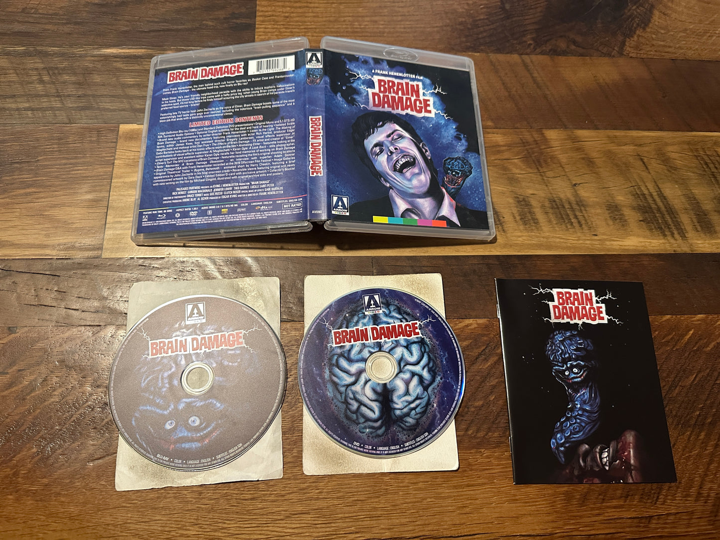 Brain Damage (Blu ray, Arrow Video, Limited Ed, US Release, Booklet)