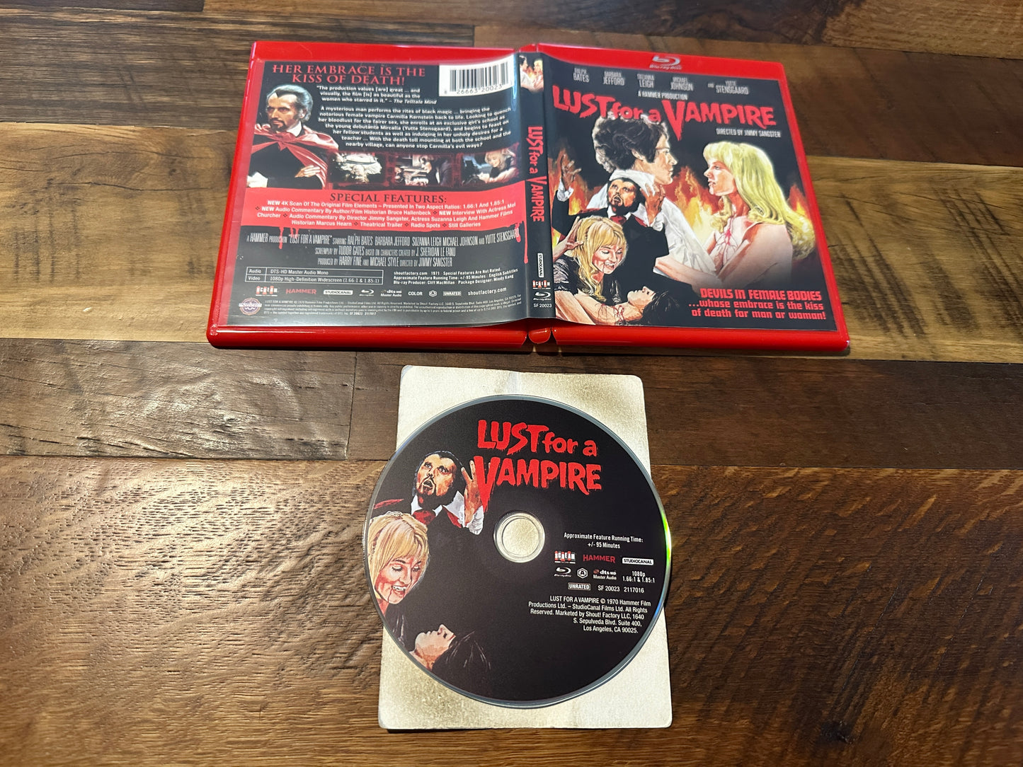 Lust For A Vampire (Blu ray, Scream Factory, 70’s Classic, Widescreen)