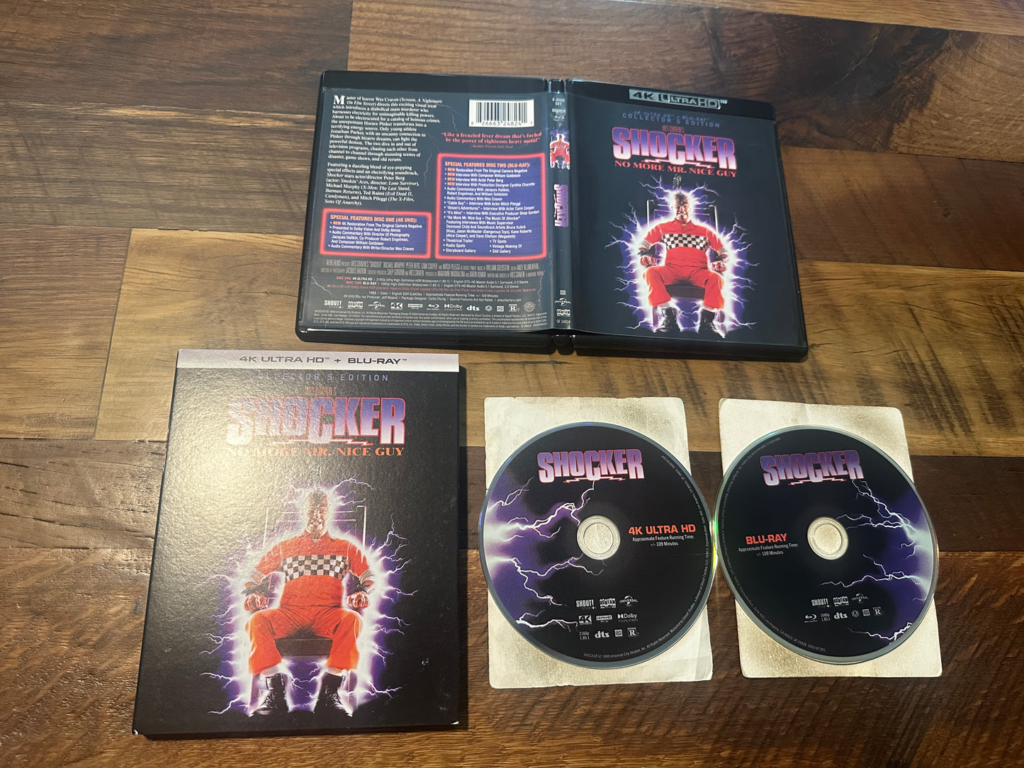 Shocker (4K Ultra HD/Blu ray, Scream Factory, Slipcover, Collector’s Ed)