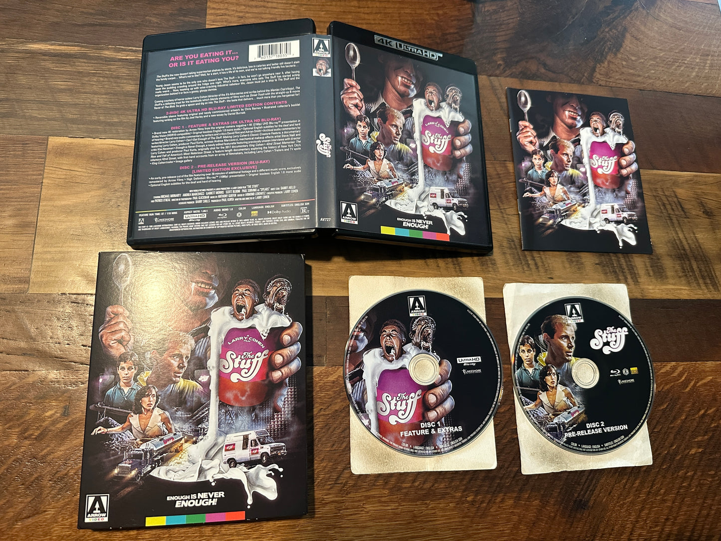 The Stuff (4K Ultra HD, Arrow Video, 80’s Horror, Booklet, Slipcover)