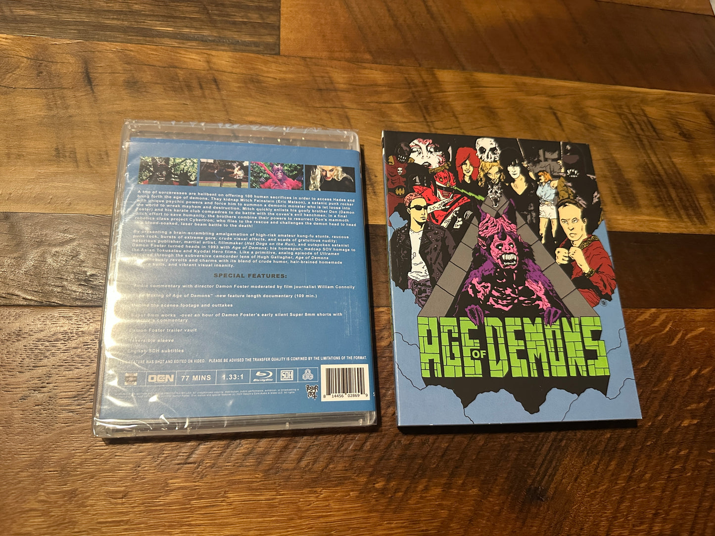 Age of Demons (Blu ray, Vinegar Syndrome Partner Label, Slipcover, NEW)