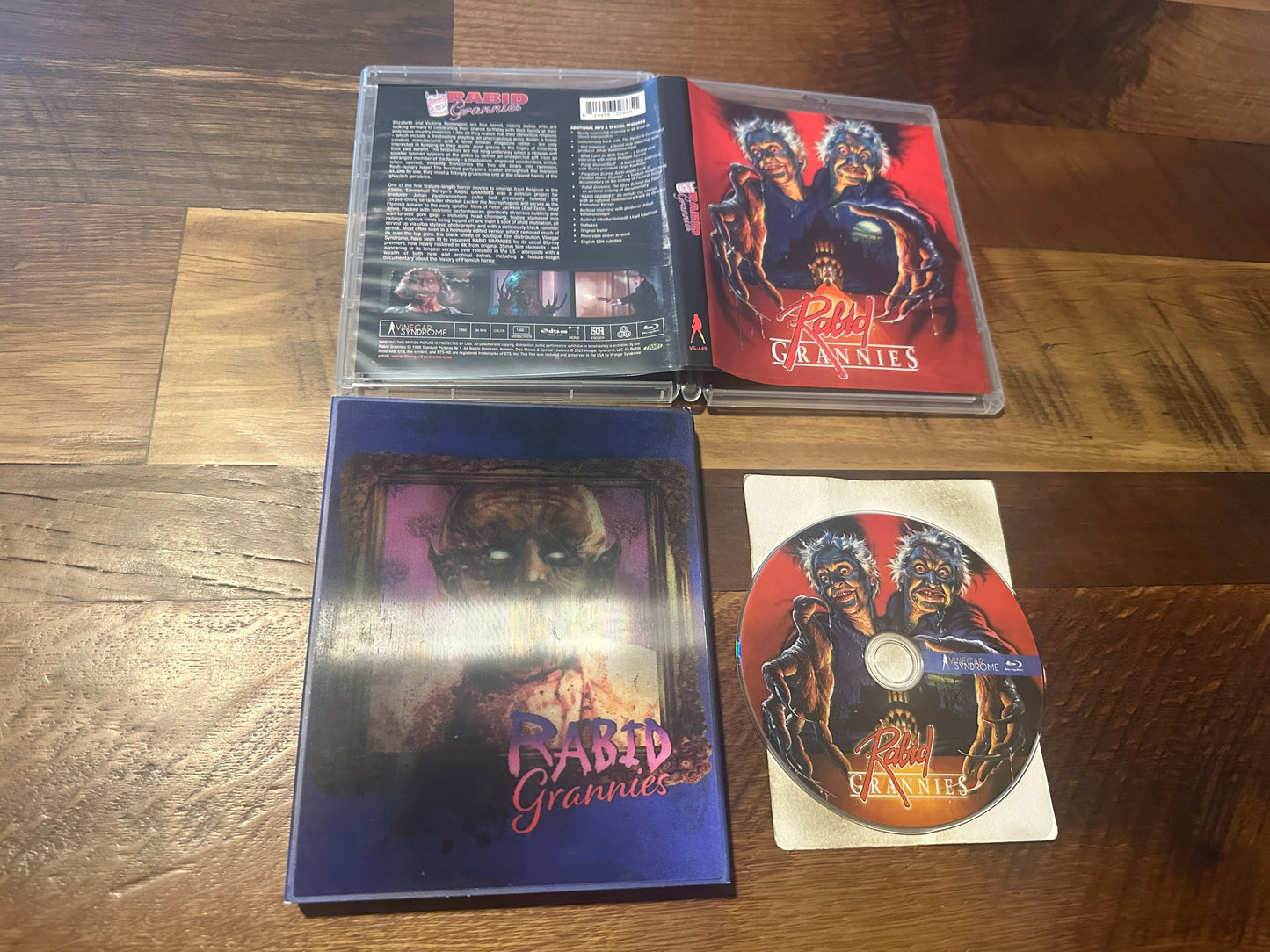 Rabid Grannies Blu ray-Vinegar Syndrome-Lenticular Slipcover-