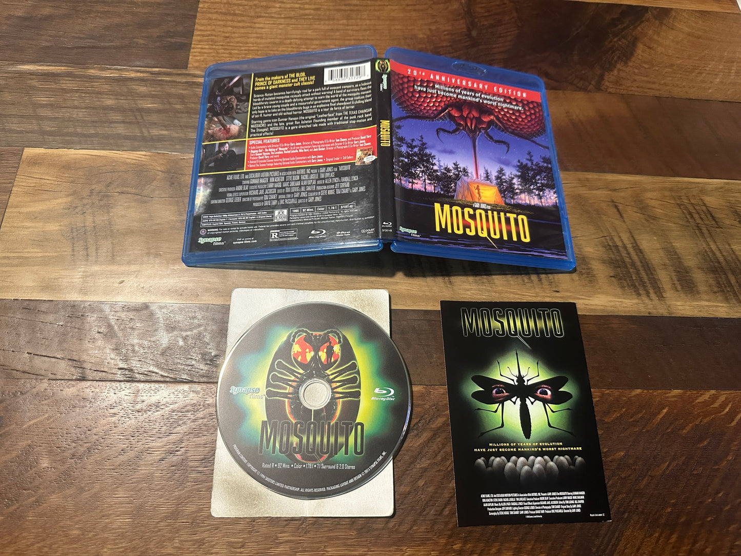 Mosquito (Blu ray, Synapse Films, 20th Anniversary Ed, 90’s Horror)