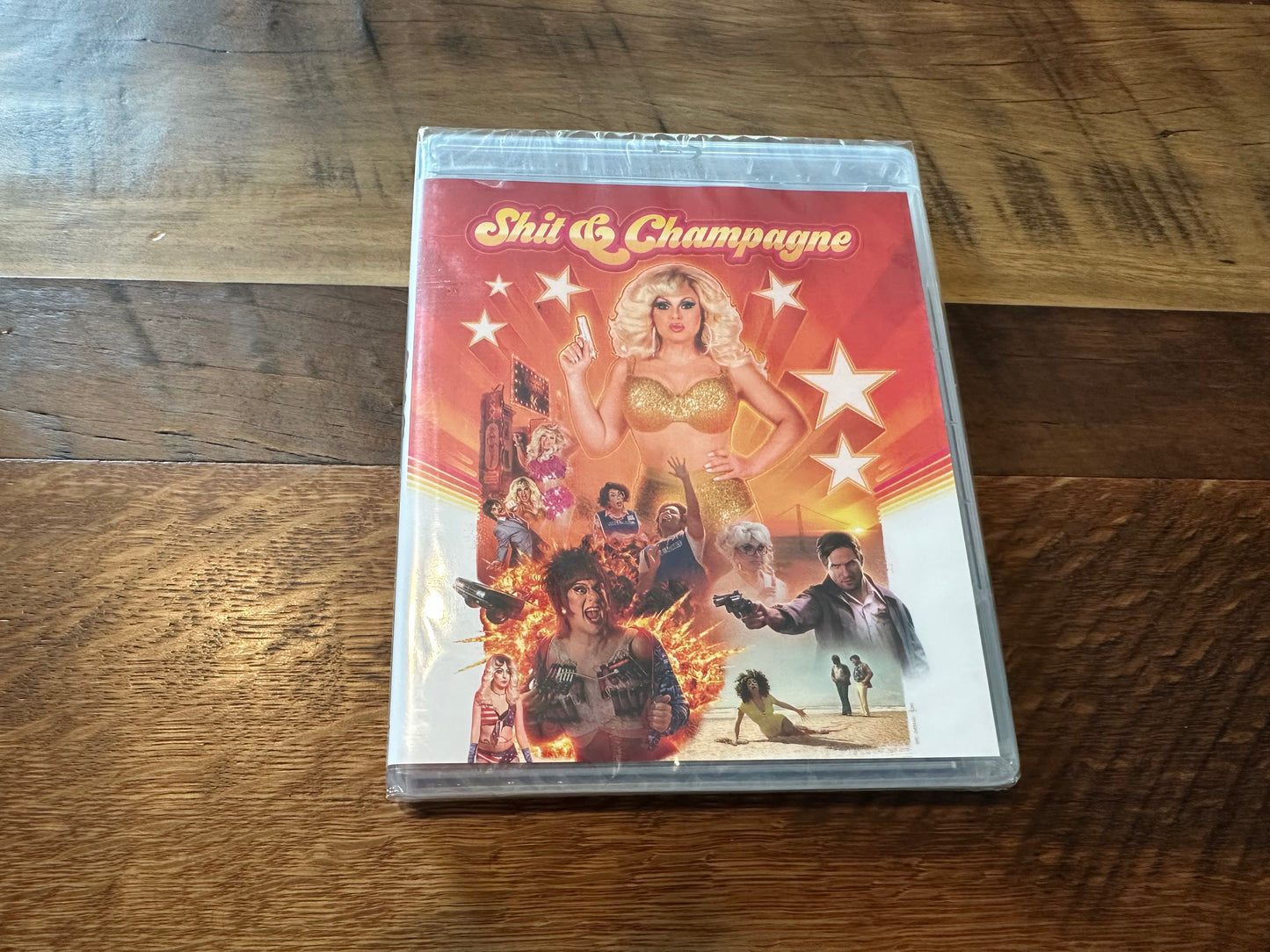 Shit & Champagne Blu ray - Vinegar Syndrome - Widescreen -NEW/Sealed