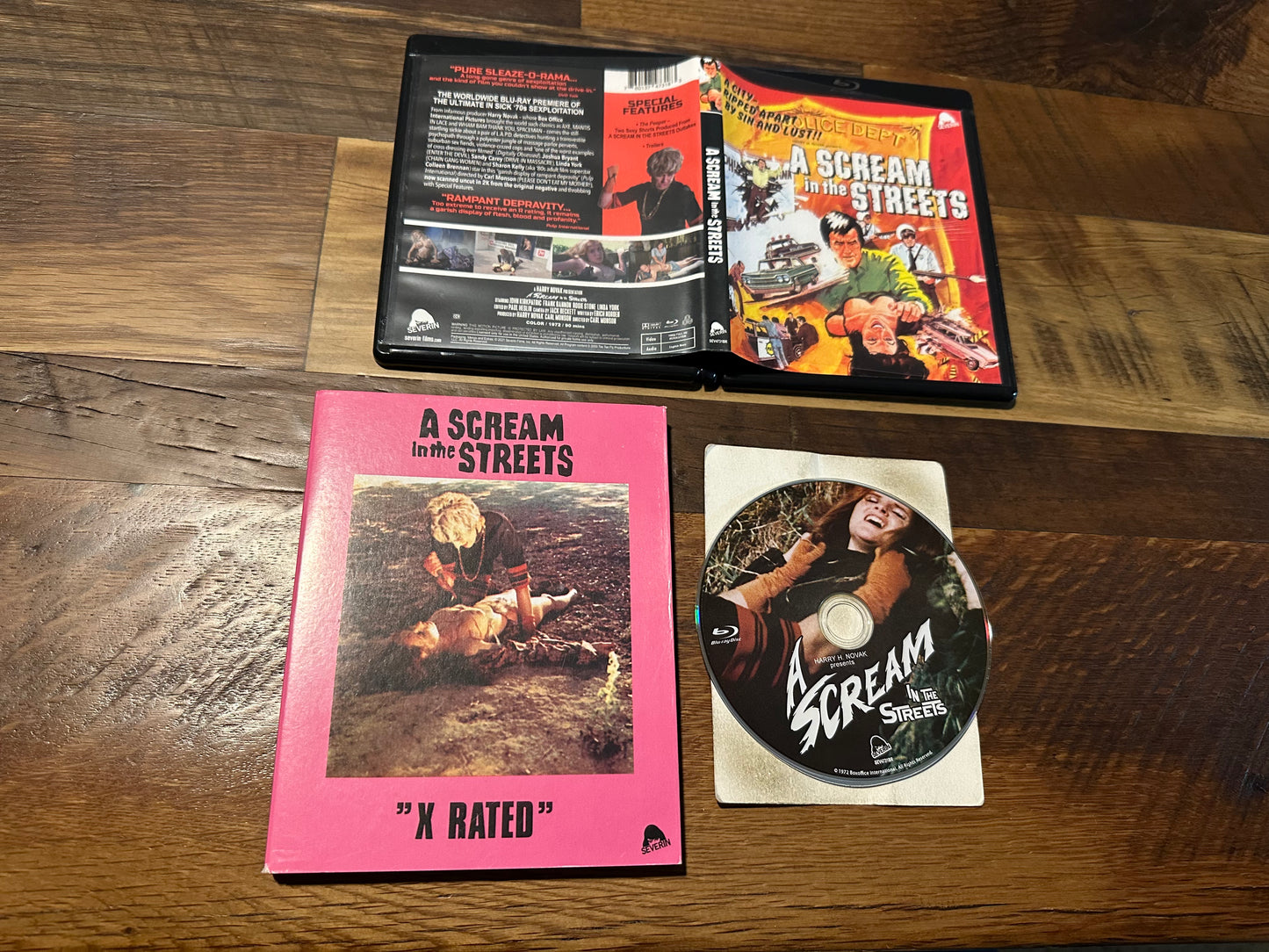 A Scream In The Streets (Blu ray, Severin Films, 70’s Classic, Slipcover)