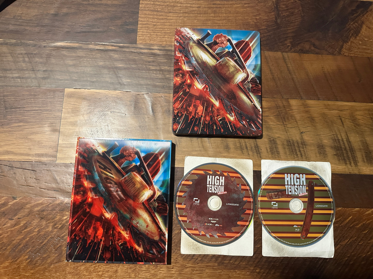 High Tension (4K Ultra HD, Steelbook, Lenticular Slipcover, No Digital)