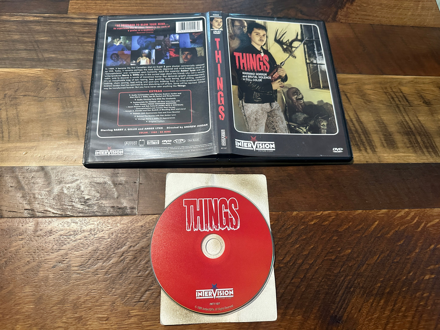 Things 1989 (DVD, Intervision, Classic Horror, Barry J Gillis)