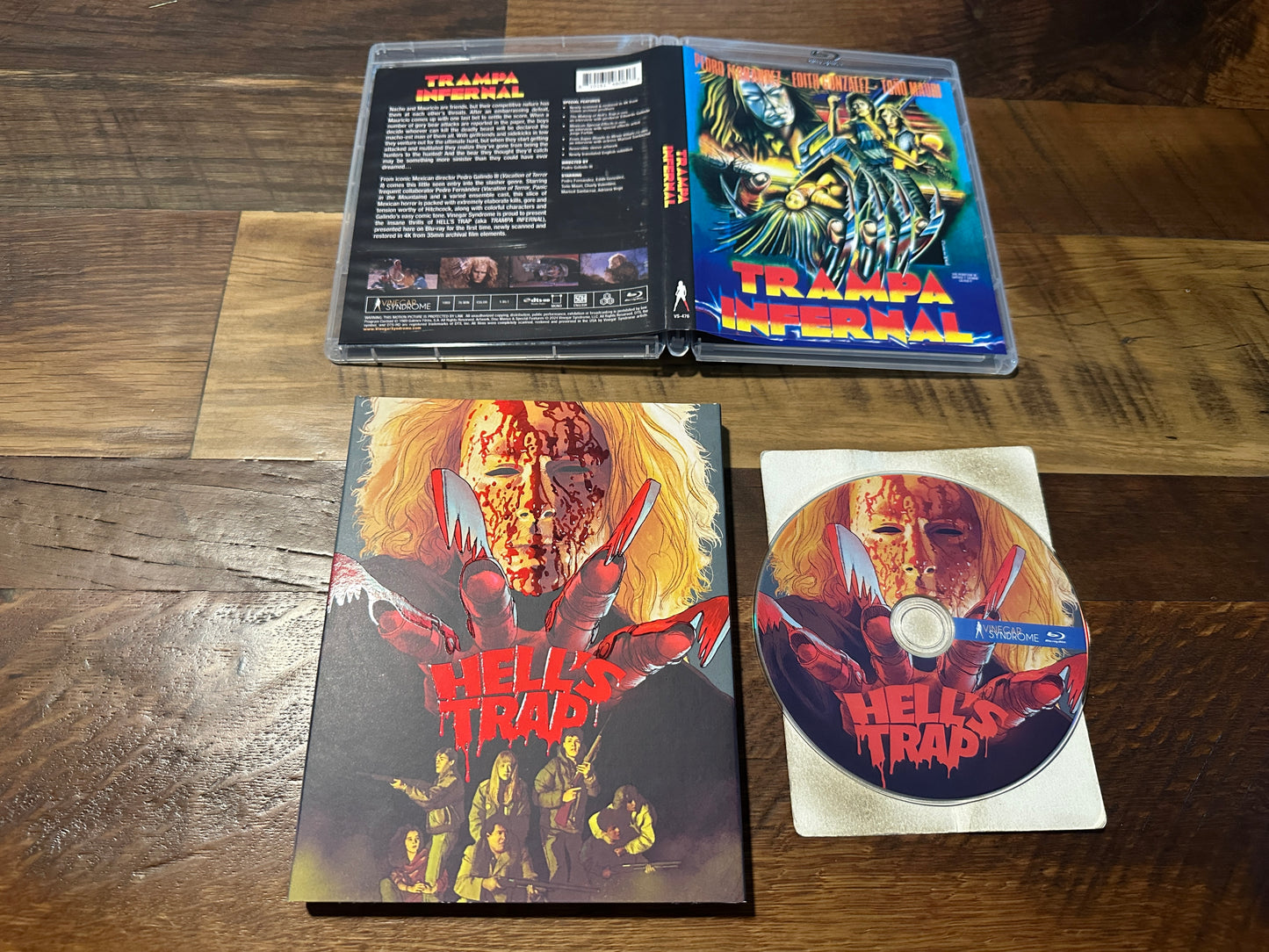 Hell’s Trap (Blu ray, Vinegar Syndrome, 80’s Horror, Slipcover)
