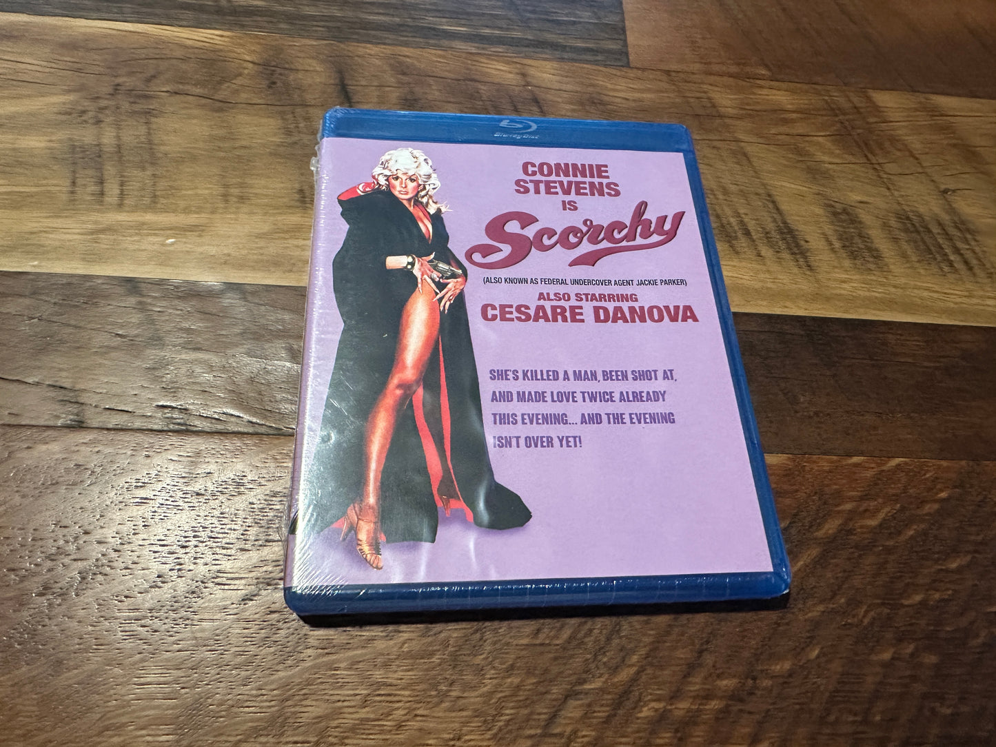 Scorchy (Blu ray, Shout Factory, 70’s Classic, Connie Steven, NEW)