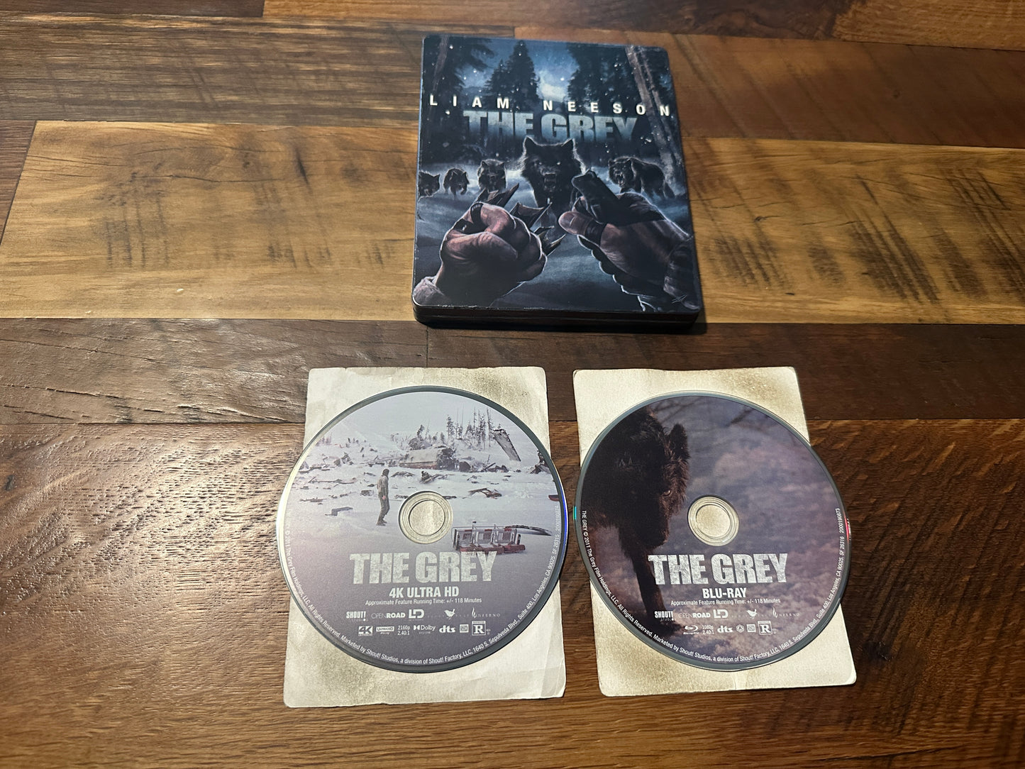 The Grey (4K Ultra HD, Scream Factory, Steelbook, Liam Neeson, No Digital)