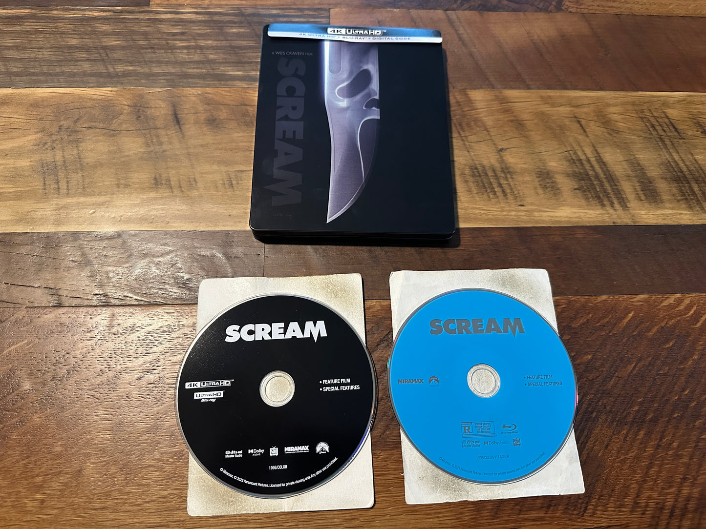 Scream 1996 25th Anniversary Ed (4k Ultra HD, Paramount, Steelbook)