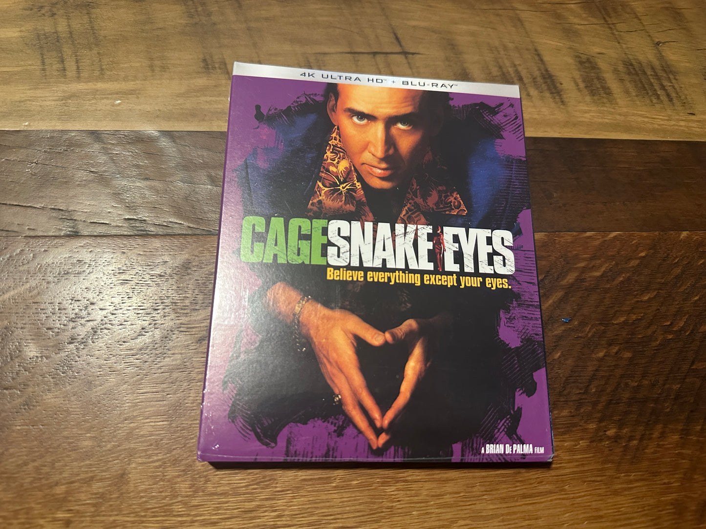 Snake Eyes (4K Ultra/Blu ray, Kino Studios, Slipcover, Nicolas Cage, NEW)