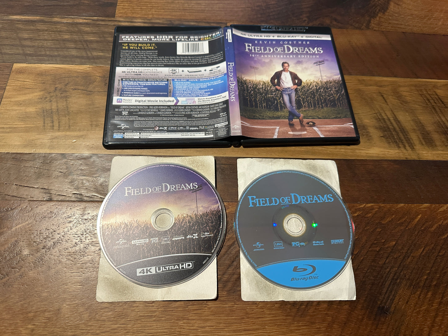 Field of Dreams (4K Ultra HD/Blu ray, Universal,Kevin Costner Classic)